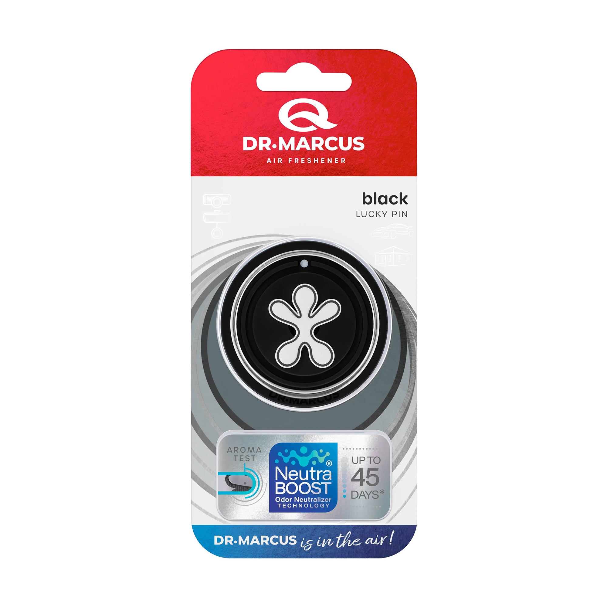 Ароматизатор для автомобіля Dr.Marcus Lucky Pin, Black, 1 шт